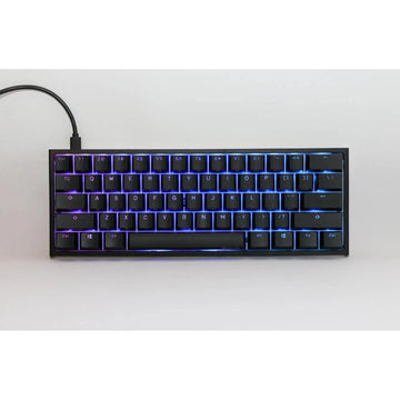 Ducky Keyboard One 2 Pro 60% Mechanical Keyboard; RGB; PBT Double Shot Keycaps - Cherry Red .-1